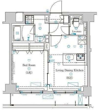 ラフィスタときわ台の物件間取画像